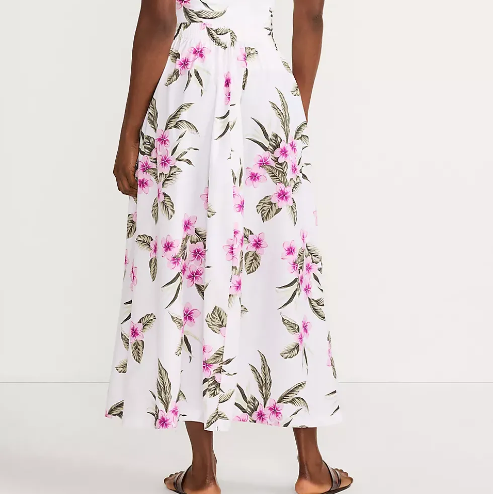 Women's Poplin Pull On Maxi Skirt