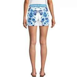 Women's Poplin Pull On Pleated 5" Shorts - Set Bottom