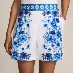 Women's Poplin Pull On Pleated 5