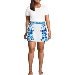 Women's Poplin Pull On Pleated 5