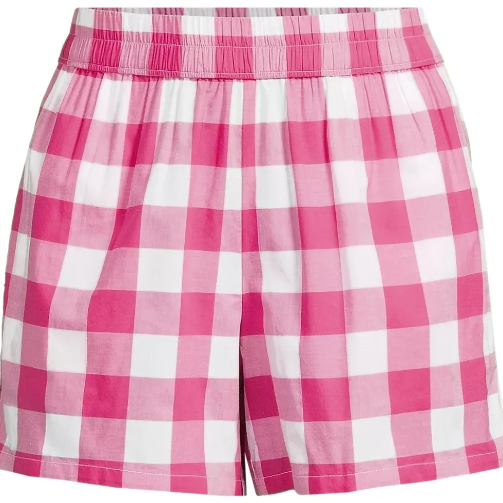Women's Poplin Sleep Boxer Shorts