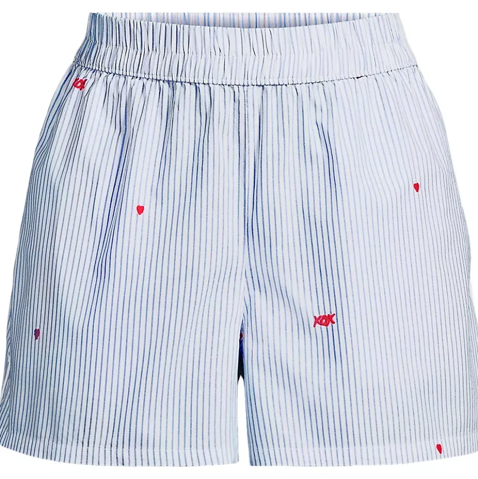 Women's Poplin Sleep Boxer Shorts
