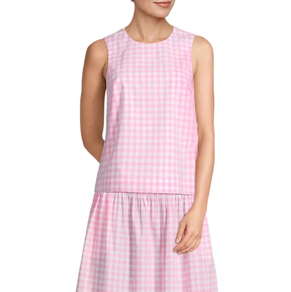Women's Poplin Sleeveless Shell