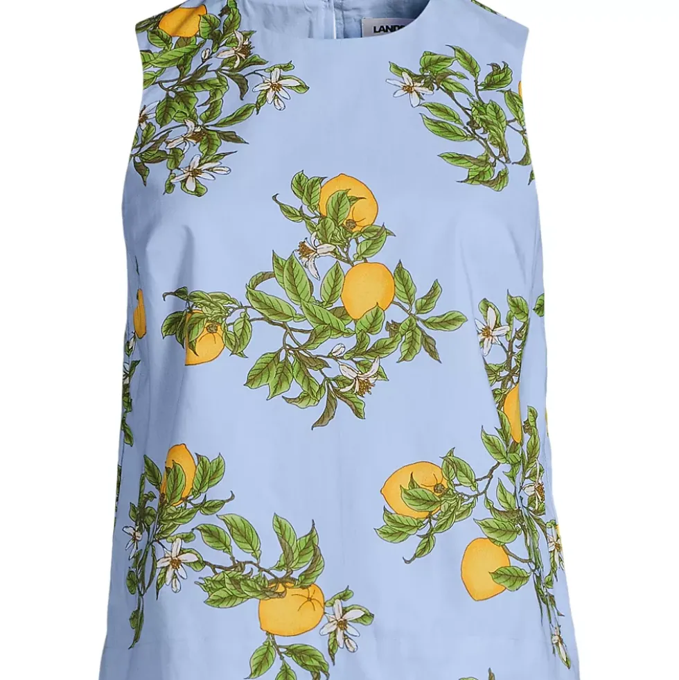 Women's Poplin Sleeveless Shell