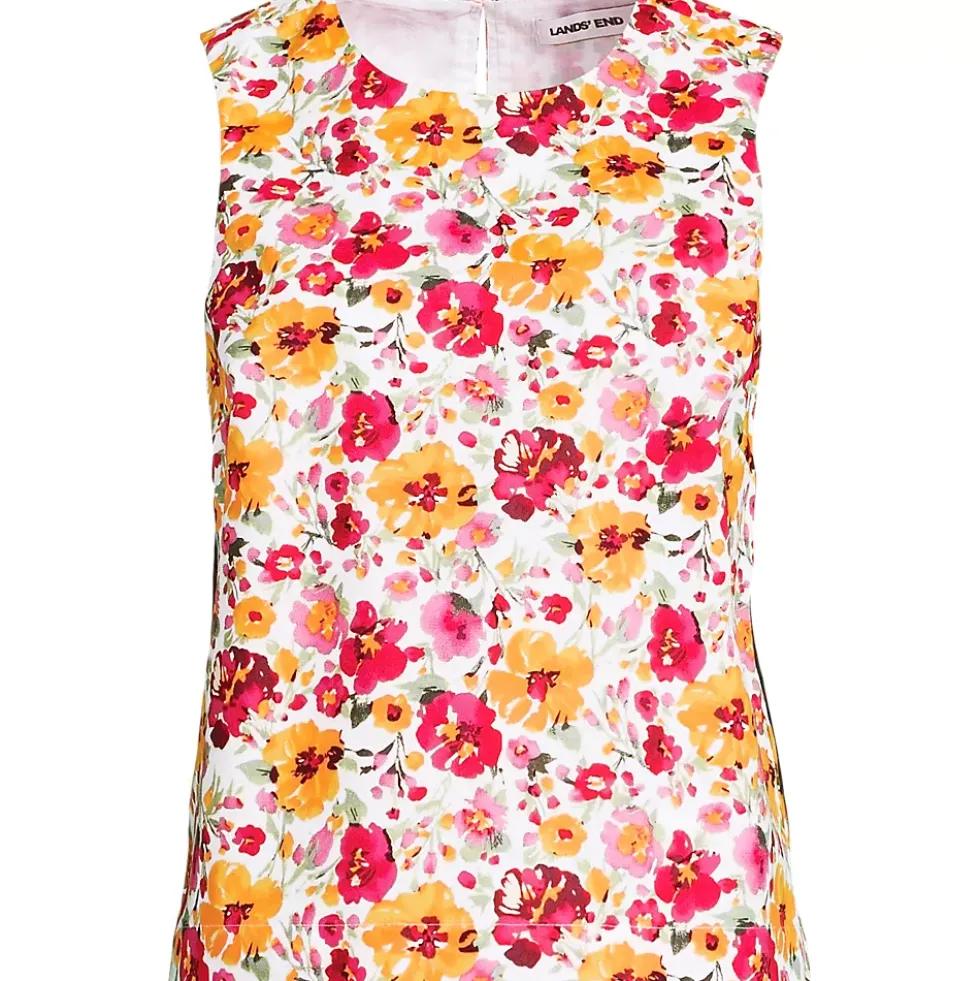 Women's Poplin Sleeveless Shell