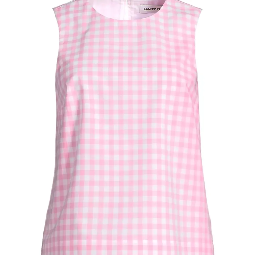 Women's Poplin Sleeveless Shell