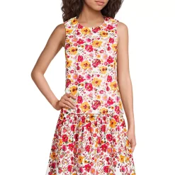 Women's Poplin Sleeveless Shell