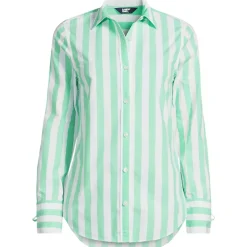 Women's Poplin Tie Sleeve Shirt
