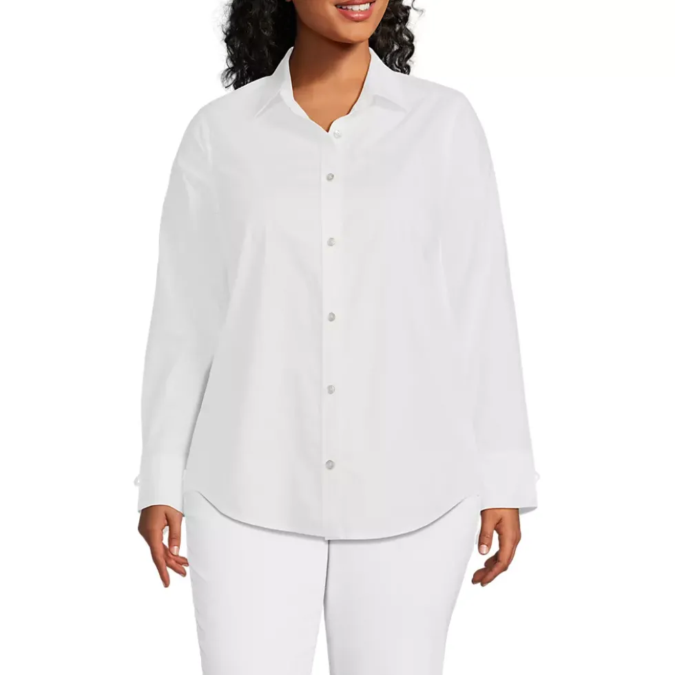 Women's Poplin Tie Sleeve Shirt