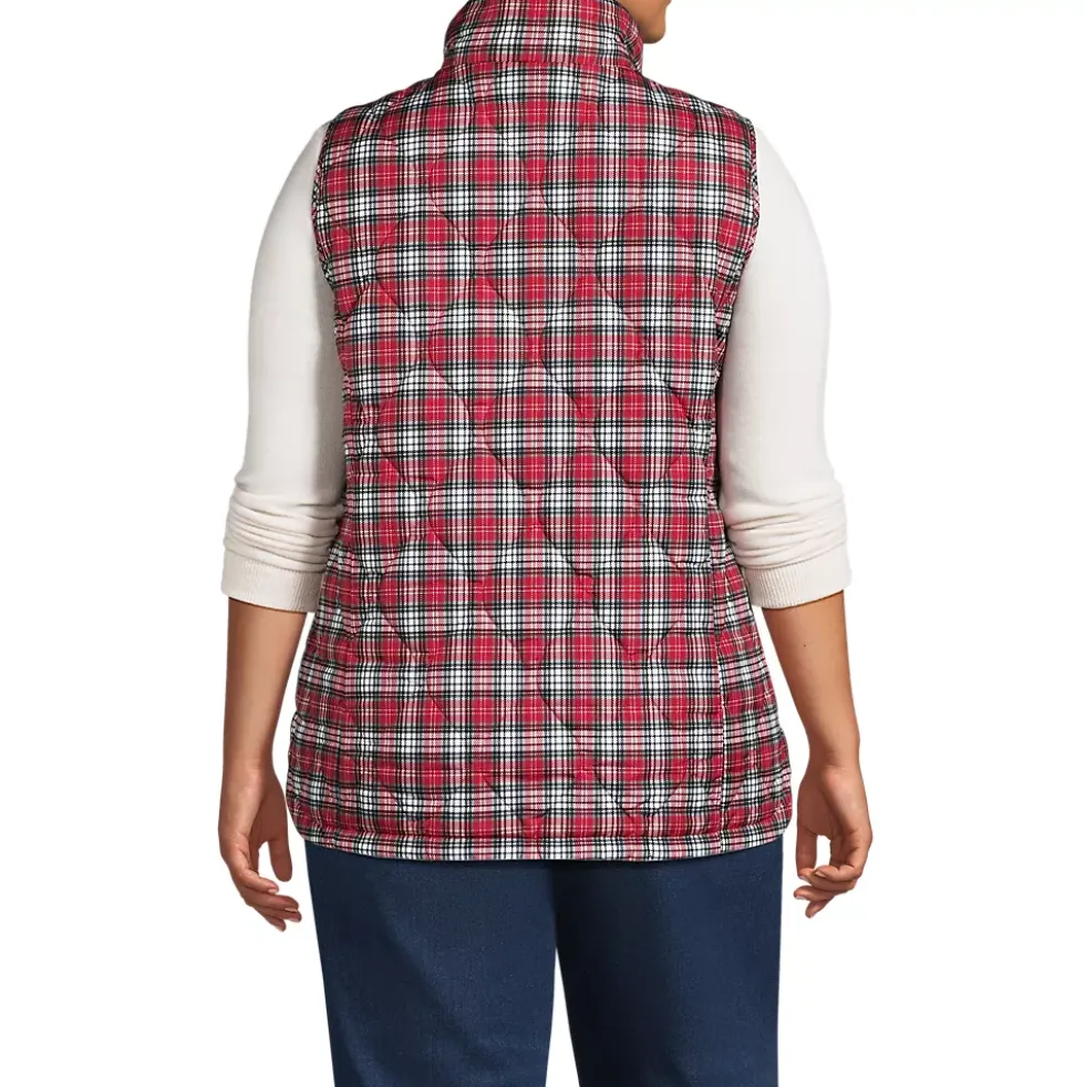 Women's Print FeatherFree Quilted Insulated Vest