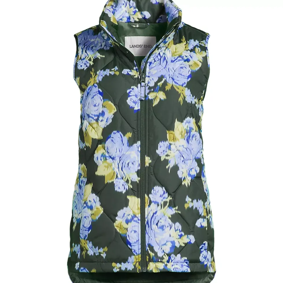 Women's Print FeatherFree Quilted Insulated Vest