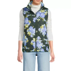 Women's Print FeatherFree Quilted Insulated Vest