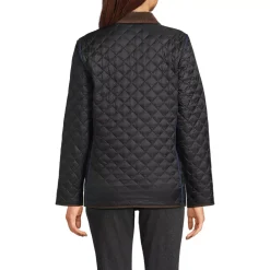 Women's Print Reversible Barn Quilted Insulated Jacket