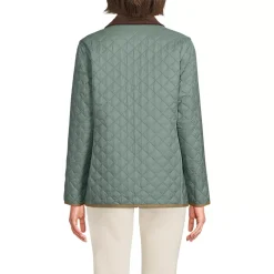 Women's Print Reversible Barn Quilted Insulated Jacket