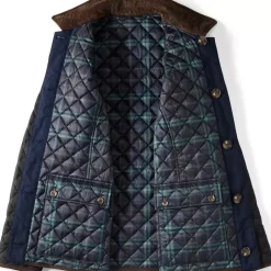 Women's Print Reversible Barn Quilted Insulated Jacket