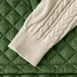 Women's Quilted Sweater Hybrid Barn Jacket