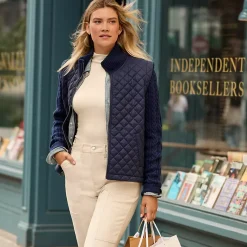 Women's Quilted Sweater Hybrid Barn Jacket