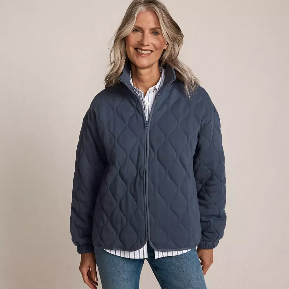 Women's RainDefense Serious Sweats Quilted Full Zip Jacket
