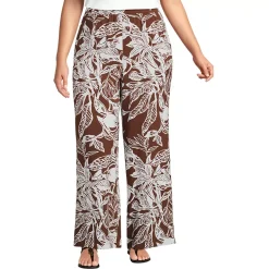 Women's Rayon High Rise Wide Leg Pants - Set Bottom