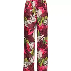 Women's Rayon High Rise Wide Leg Pants - Set Bottom