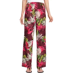 Women's Rayon High Rise Wide Leg Pants - Set Bottom