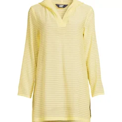 Women's Rayon Rib Hooded Mini Cover-up Dress