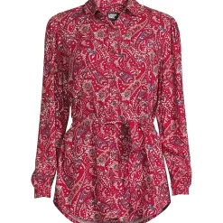 Women's Rayon Tie Waist Shirt