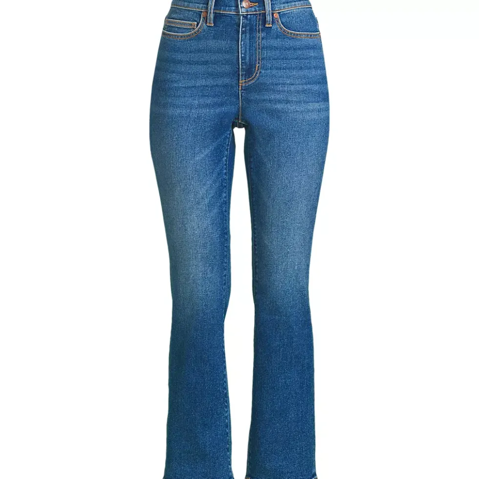 Women's Recover Denim High Rise Kick Flare Crop Jeans