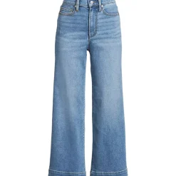 Women's Recover Denim High Rise Wide Leg Crop Jeans