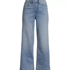 Women's Recover Denim High Rise Wide Leg Crop Jeans