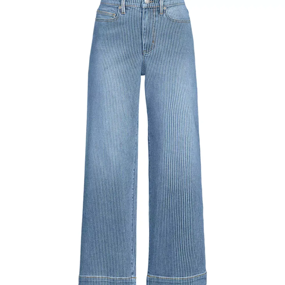 Women's Recover Denim High Rise Wide Leg Crop Jeans