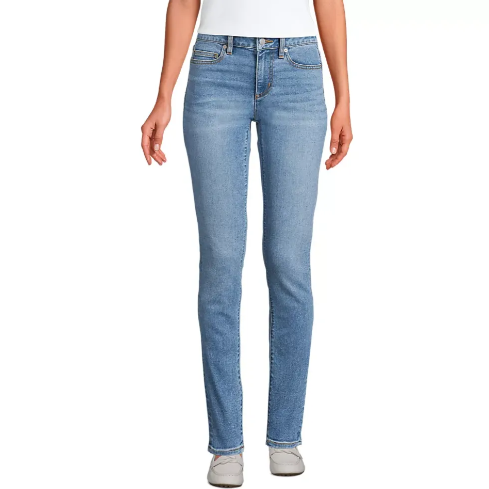 Women's Recover Denim Mid Rise Slim Leg Jeans