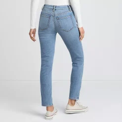 Women's Recover Denim Mid Rise Slim Leg Jeans