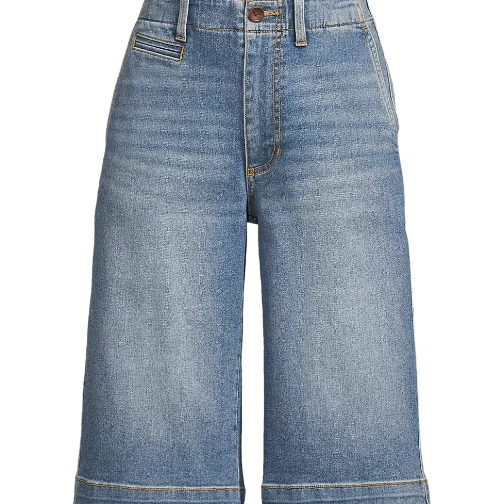 Women's Recover Denim Mid Rise 12" Trouser Shorts