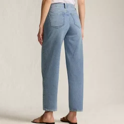 Women's Recover High Rise Barrel Leg Ankle Jeans