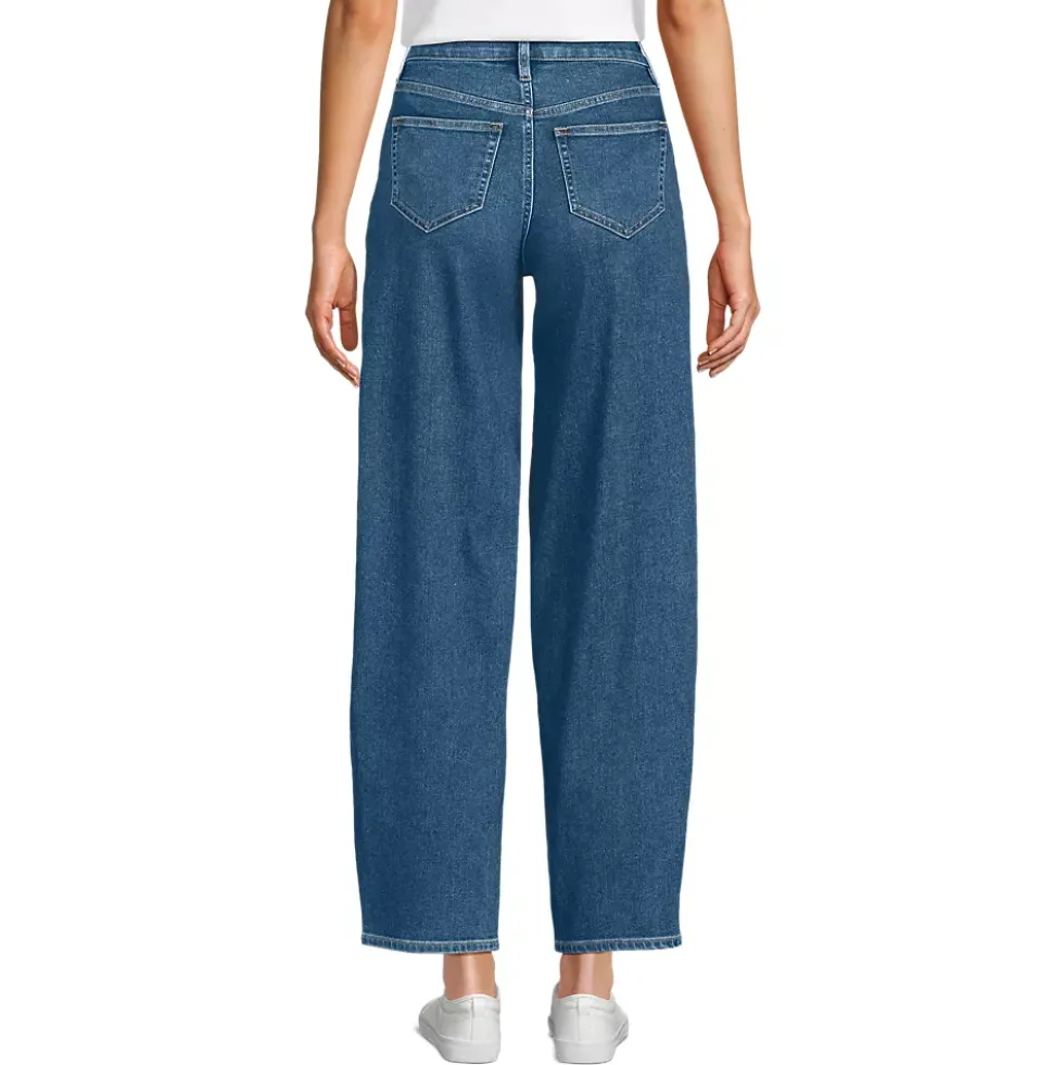 Women's Recover High Rise Barrel Leg Ankle Jeans