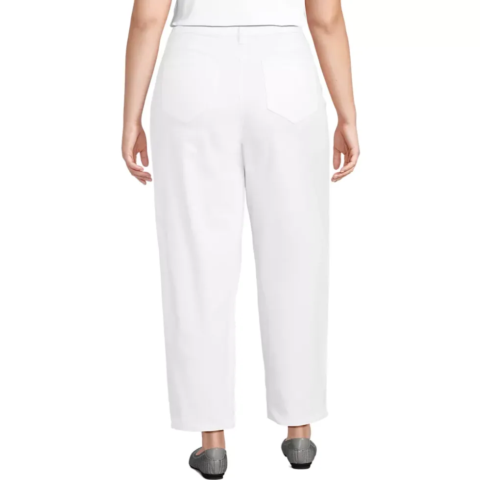 Women's Recover High Rise Barrel Leg Ankle Jeans