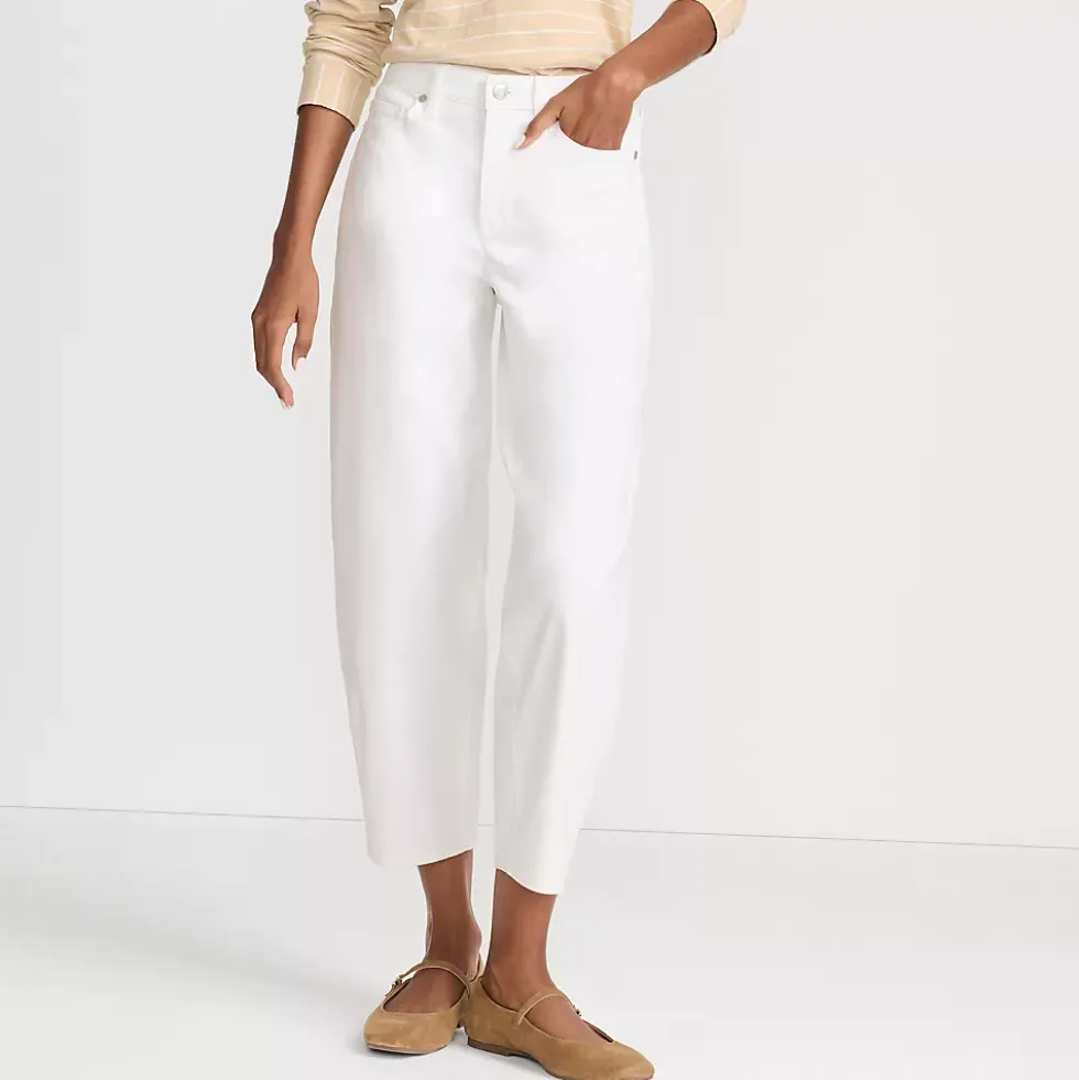 Women's Recover High Rise Barrel Leg Ankle Jeans