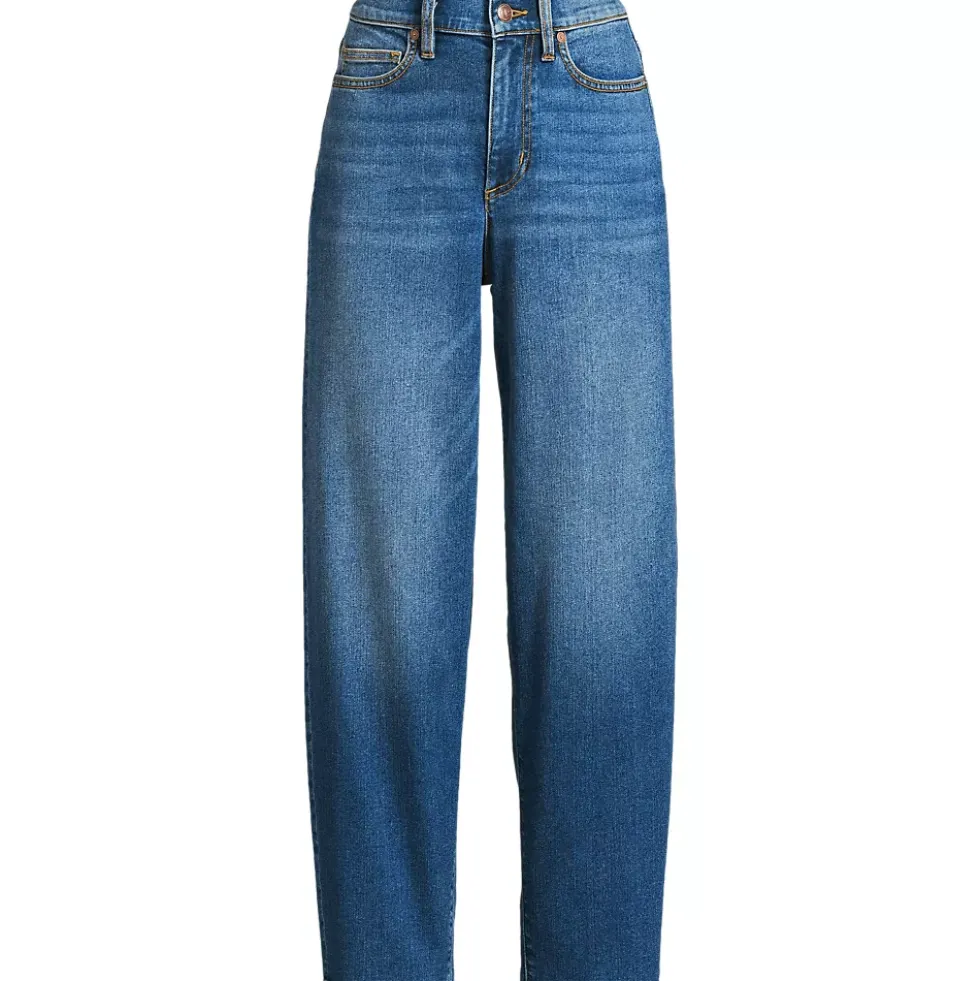 Women's Recover High Rise Barrel Leg Ankle Jeans