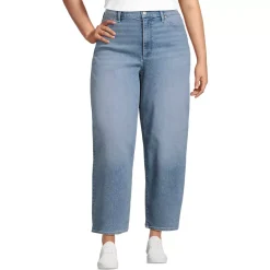Women's Recover High Rise Barrel Leg Ankle Jeans