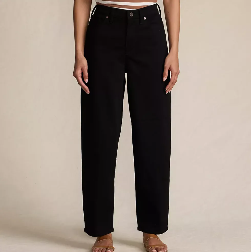 Women's Recover High Rise Barrel Leg Ankle Jeans