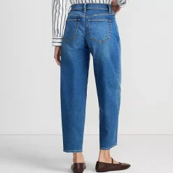 Women's Recover High Rise Barrel Leg Ankle Jeans