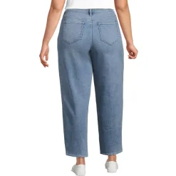 Women's Recover High Rise Barrel Leg Ankle Jeans