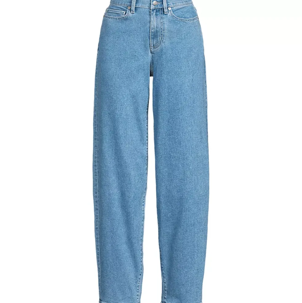 Women's Recover High Rise Barrel Leg Ankle Jeans