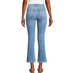 Women's Recover High Rise Button Front Kick Flare Crop Jeans