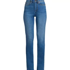 Women's Recover High Rise Straight Leg Blue Jeans