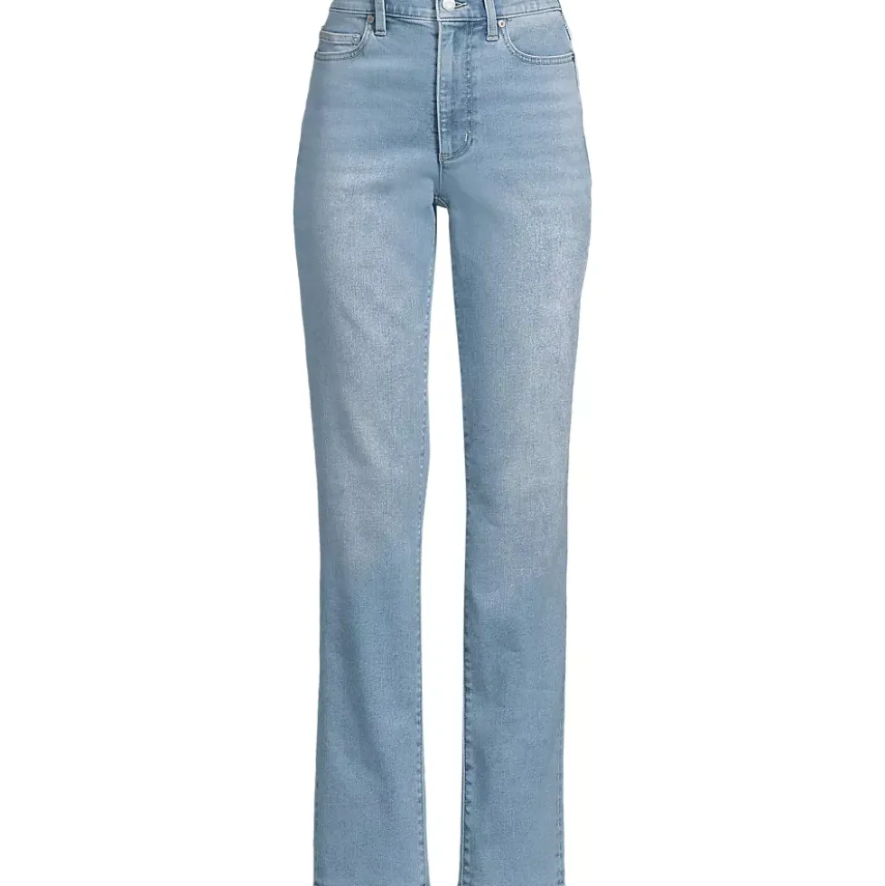 Women's Recover High Rise Straight Leg Blue Jeans