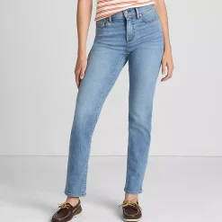 Women's Recover High Rise Straight Leg Blue Jeans
