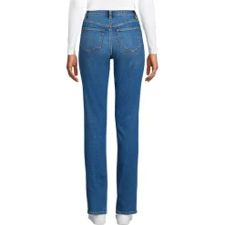 Women's Recover High Rise Straight Leg Blue Jeans