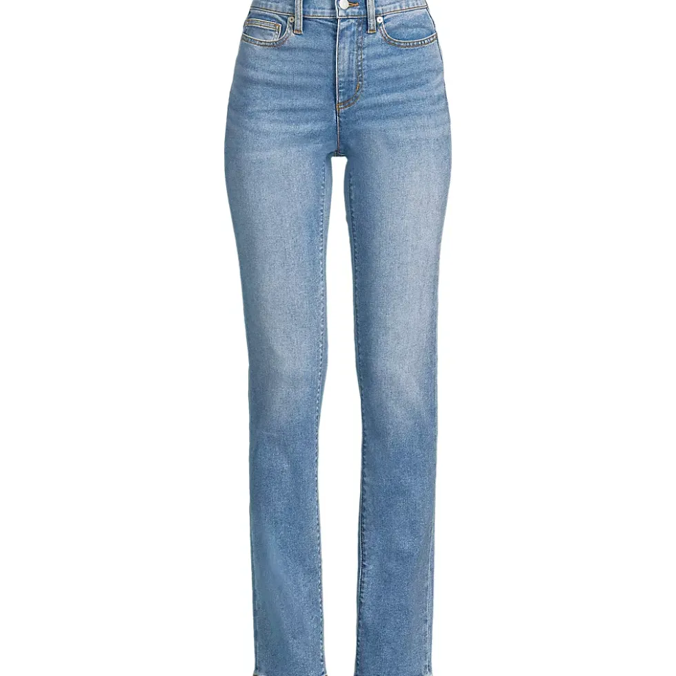 Women's Recover High Rise Straight Leg Blue Jeans
